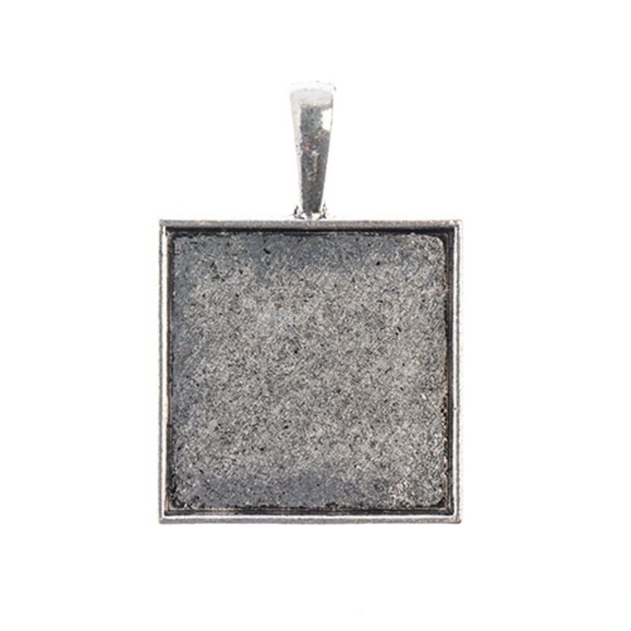John Bead Must Have Findings 23mm Square Pendant Frames, 3pcs